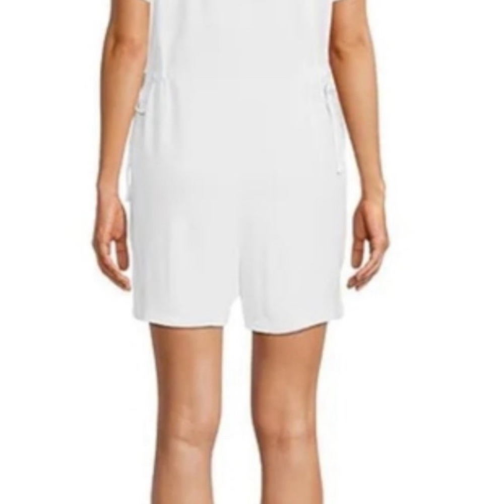 Every Short Sleeve Button Down Collar Drawstring … - image 2